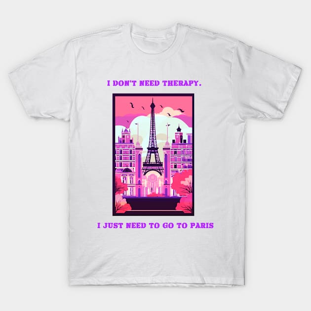 Paris T-Shirt by tanyazevallos